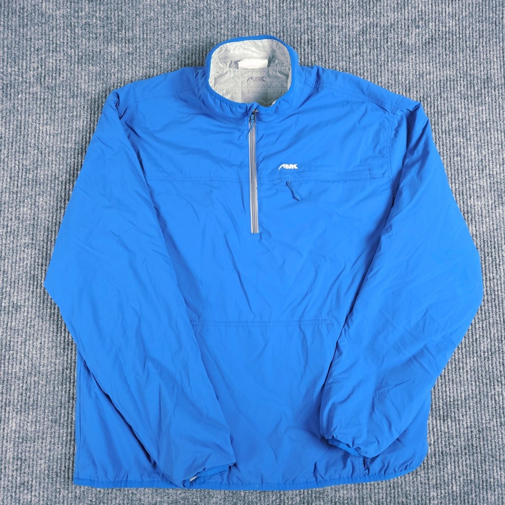 Mountain‎ Khakis Men's XXL Blue Anorak Quarter Zip Pullover Jacket XX Large